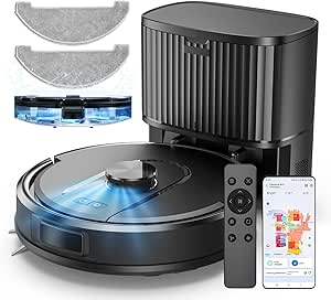 Self-Emptying Robot Vacuum Cleaner with Mop