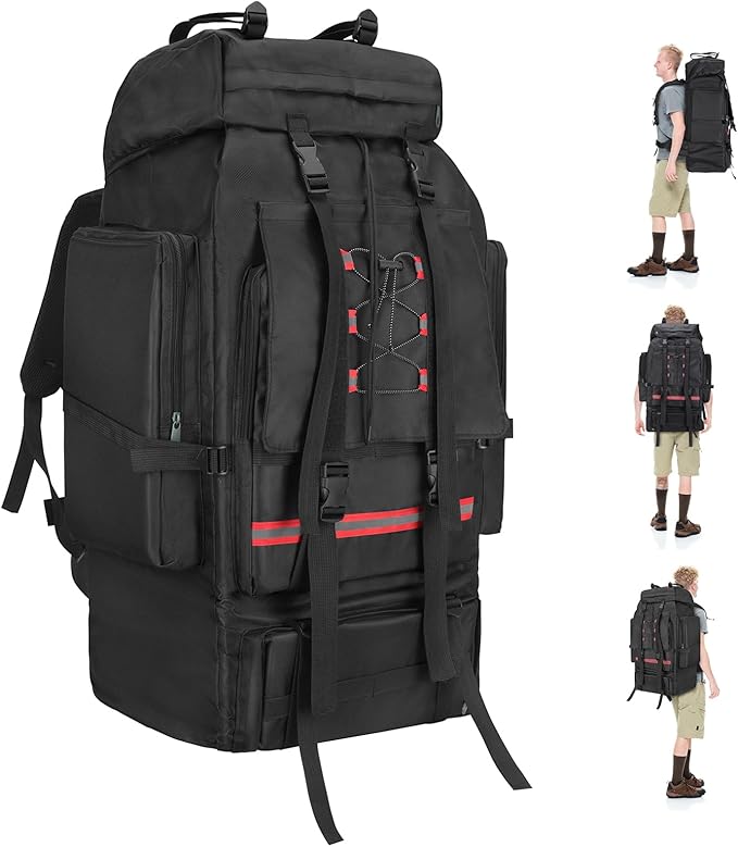 130L Hiking Camping Backpack Waterproof