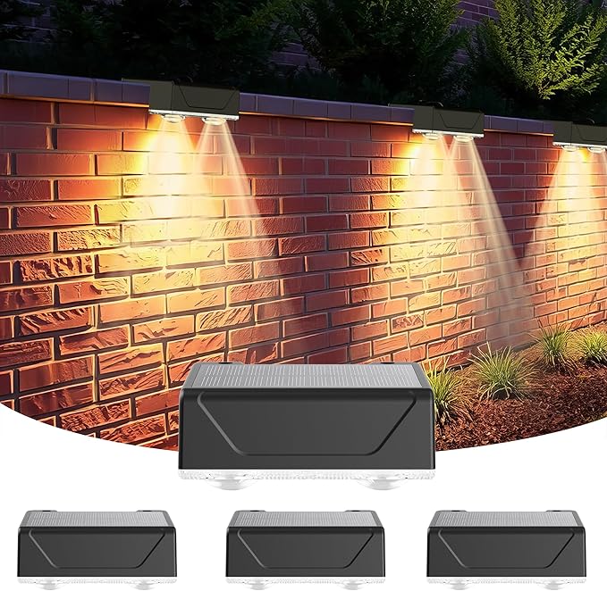 solar fence lights