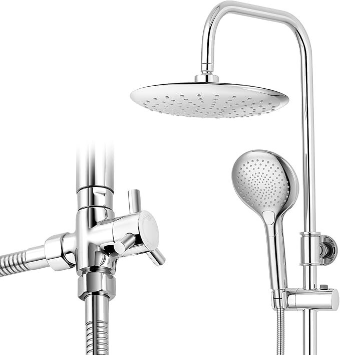 Adjustable Shower Riser Rail Kit