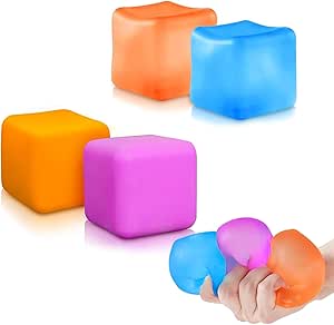 4PCS Squishy Stress Cube