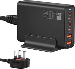 200W 6-Port USB Charging Station