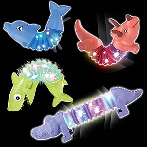 4 Pcs Telescopic Suction Cup Animal Pop Tubes