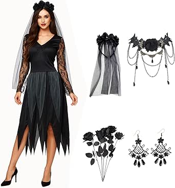 Halloween Zombie Bride Costume Woman