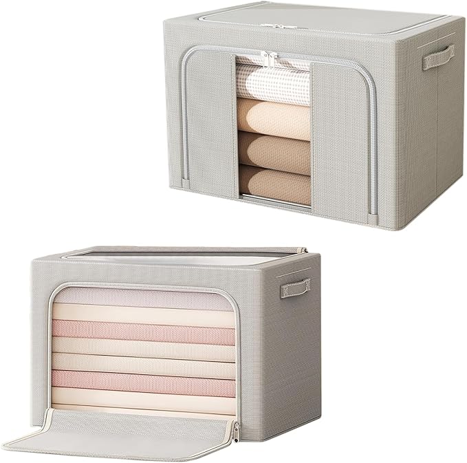 2 Pack Large Clothes Storage Bag