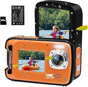 Underwater Camera 4K 48MP Waterproof