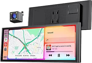 Wireless Portable Car Play Screen for Apple CarPlay & Android