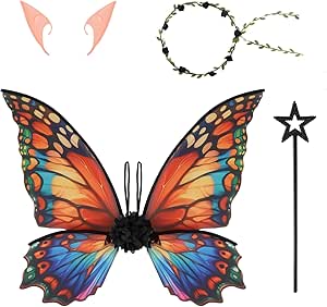 4PCS Fairy Wings and Wand