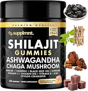3000mg of Shilajit Gummies with 1500mg of Ashwagandha