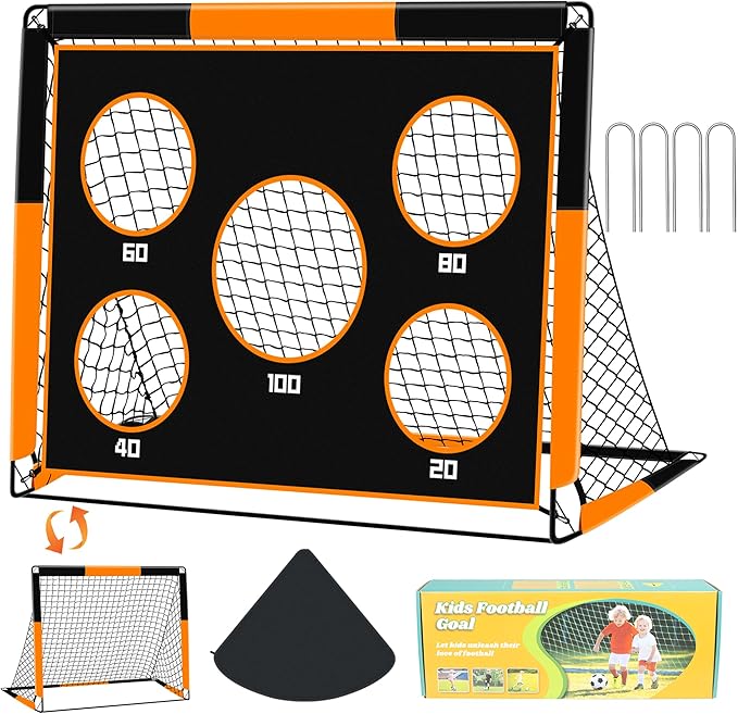 2-in-1 Football Goal for Kids