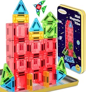 Mini Magnetic Tiles Building Blocks