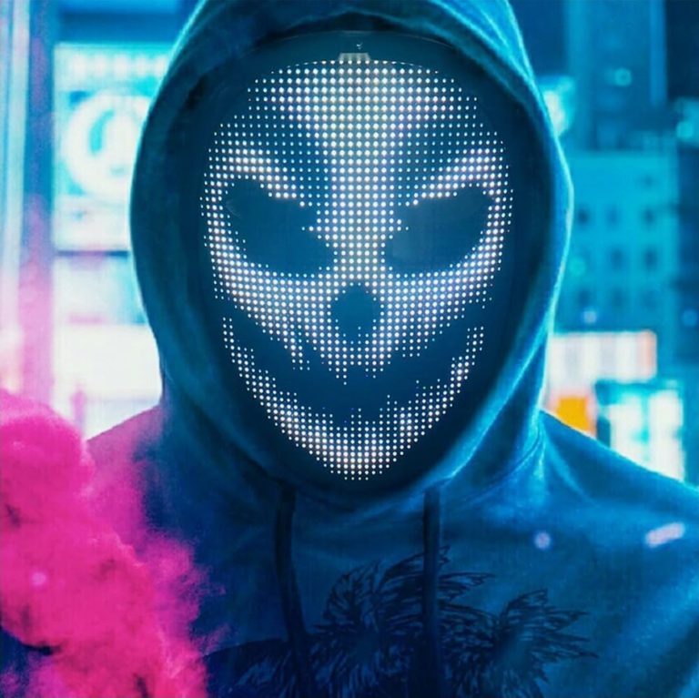 LED Light Up Mask Halloween Mask