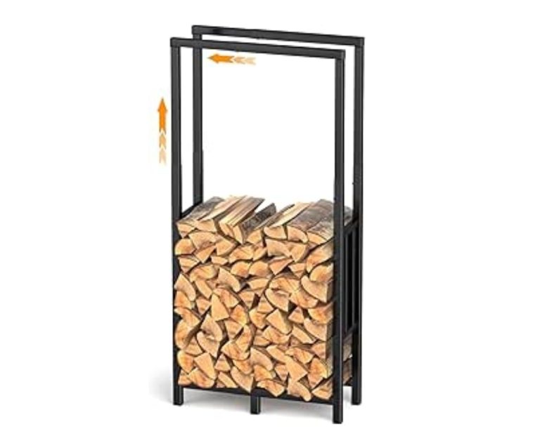 Log Store Indoors Adjustable Height & Length