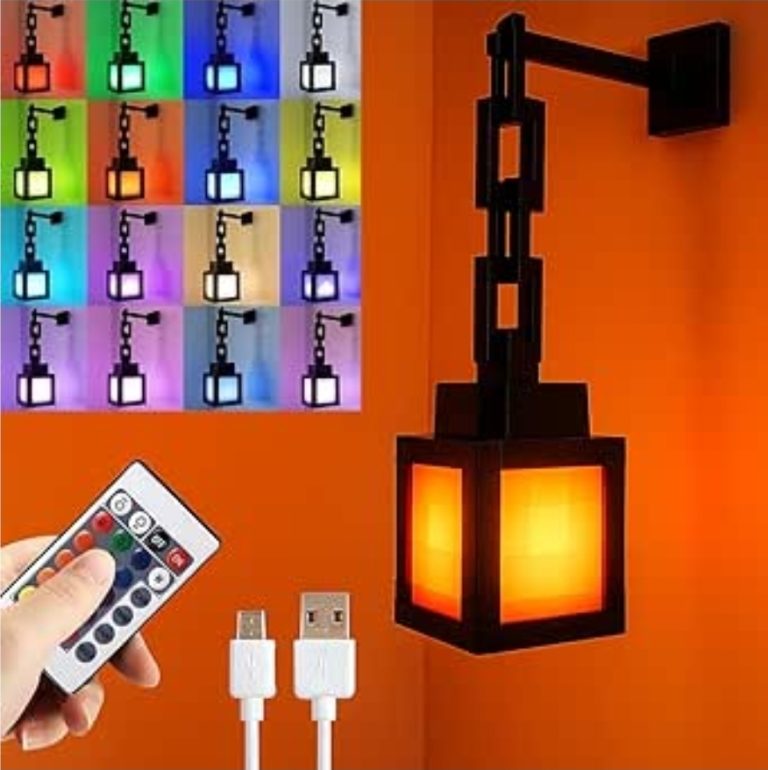 Pixelated Lantern Night Light