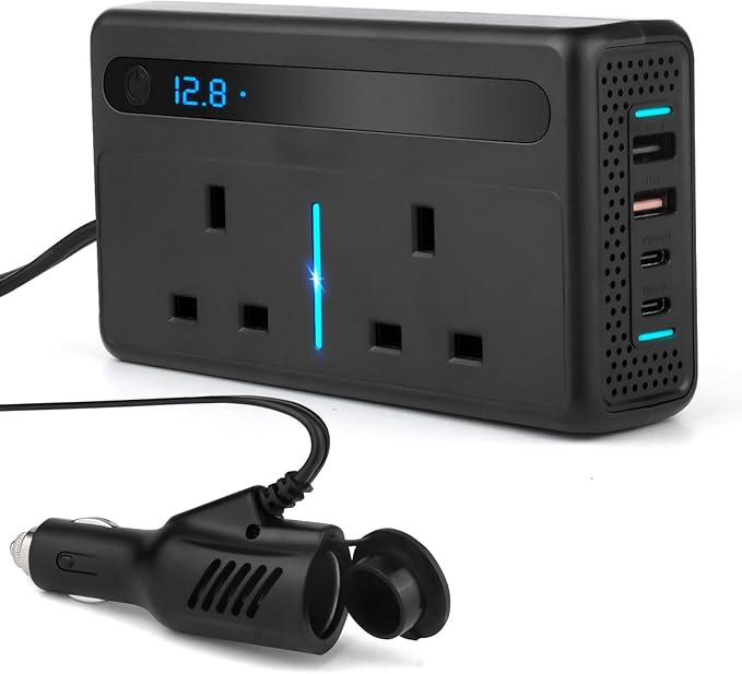 Upgraded 300W Car Power Inverter DC