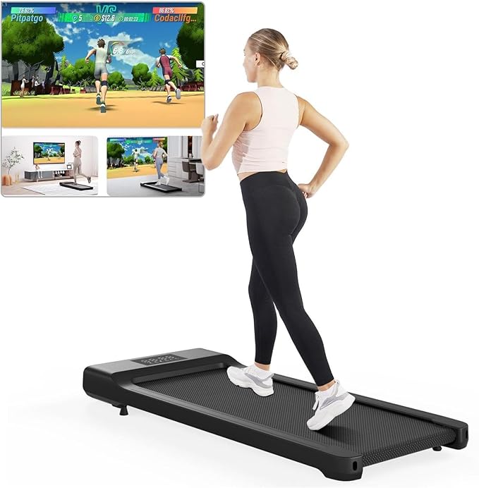 Walking Pad Treadmill with Seamless One-Piece