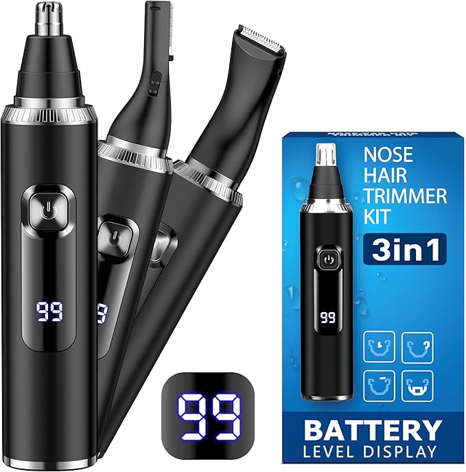 3 in 1 USB Nose Trimmer