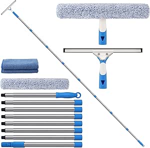 10Ft(3m) Window Cleaning Equipment with Long Handle