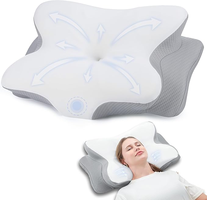Cervical Memory Foam Ergonomic Neck Pillow