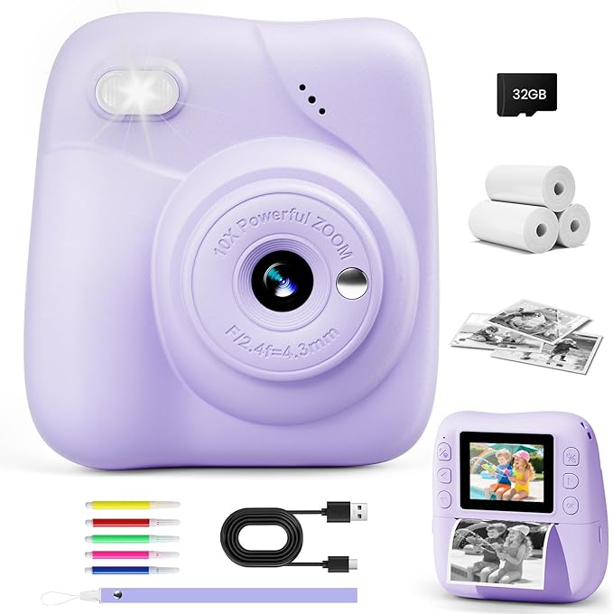 Kids Camera Instant Print