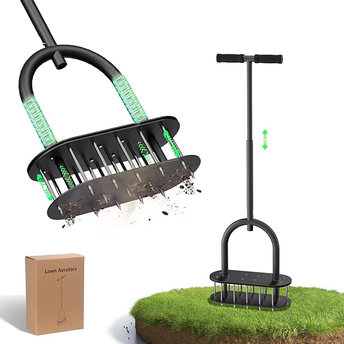 Lawn Aerator Spikes Aerating Tool