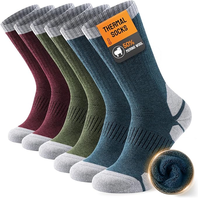 Wool Thermal Socks for Men & Women