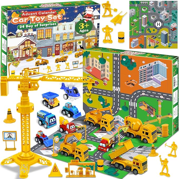 Advent Calendar 2025 Engineering Vehicles Toys
