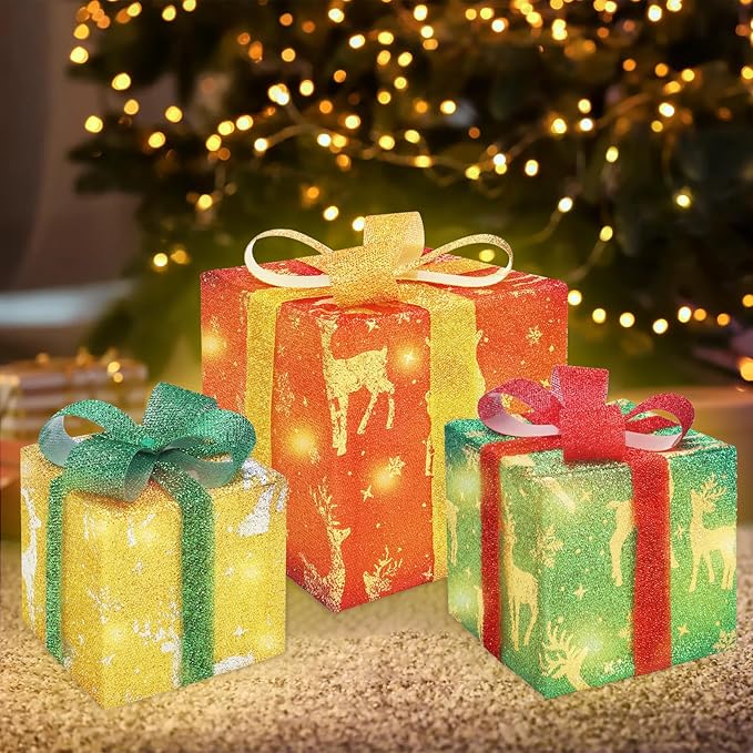 Lighted Gift Boxes