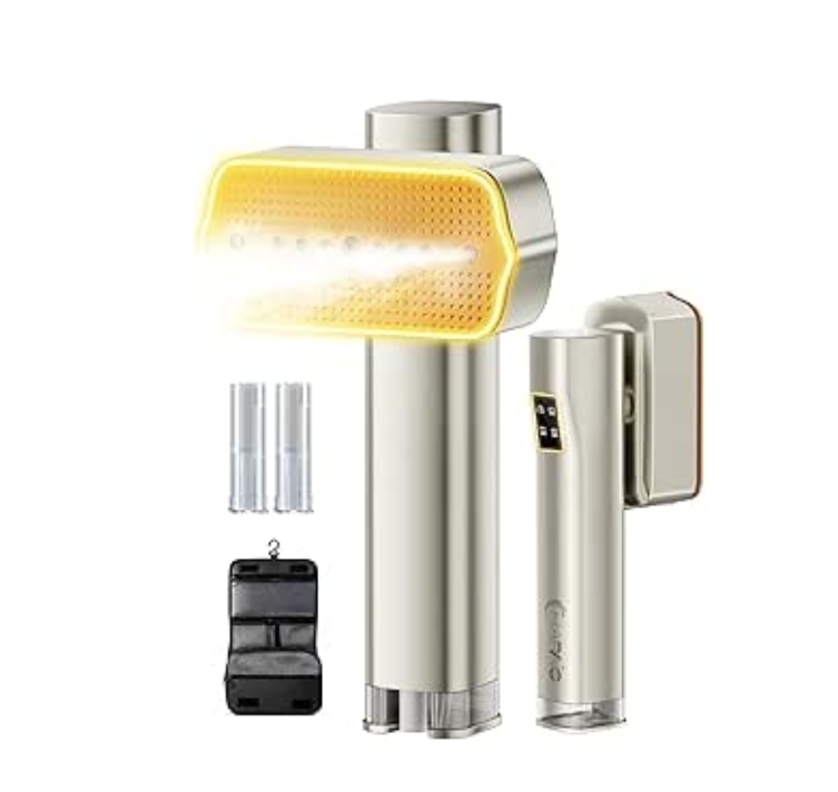 Travel Clothes Steamer handheld 2-in-1