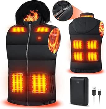 Heated Vest for Mens with Power Bank