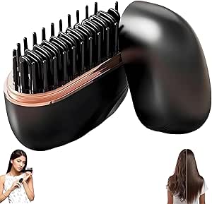 Hot Comb,2-in-1 Mini Hair Straightener