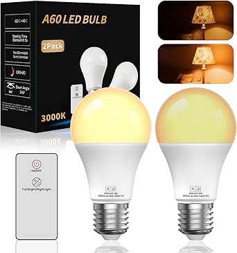 E27 Large Screw in Light Bulb with Remote