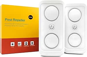 Dual Speaker Ultrasonic Pest Repeller Plug in