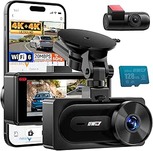 4K+4K Dash Cam Front and Rear