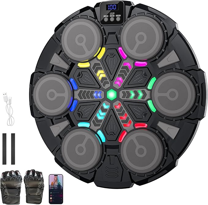 Smart Music Boxing Machine, Wall-Mounted Bluetooth