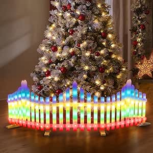 LED Christmas Tree Fence
