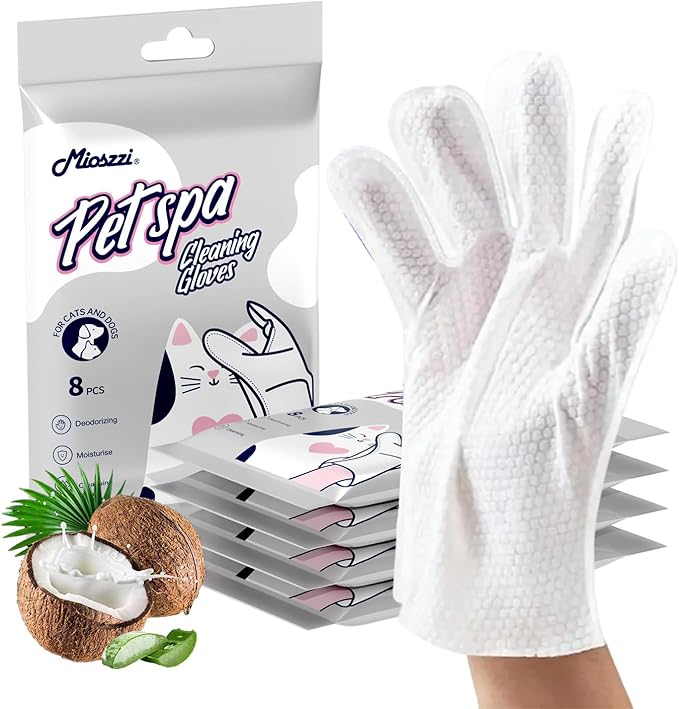 40 pcs Pet Gloves Wipes