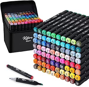 80 Alcohol Markers Set
