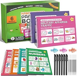 Magic Grooved Handwriting Practice Books for Kids