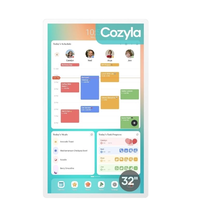 Digital Calendar+ 2: 32 Inch Wall Touch Screen