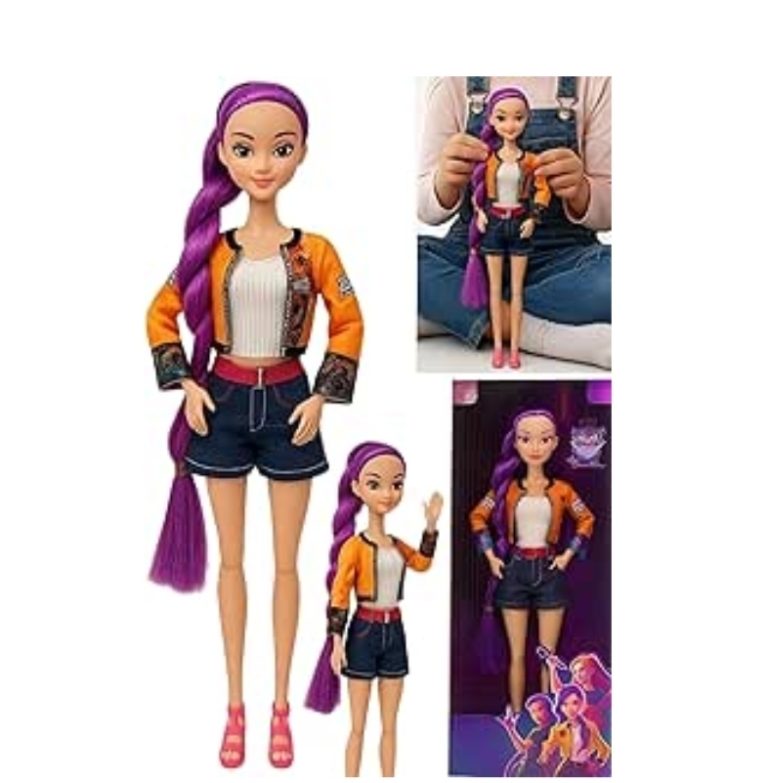 Cute Purple Hair Doll