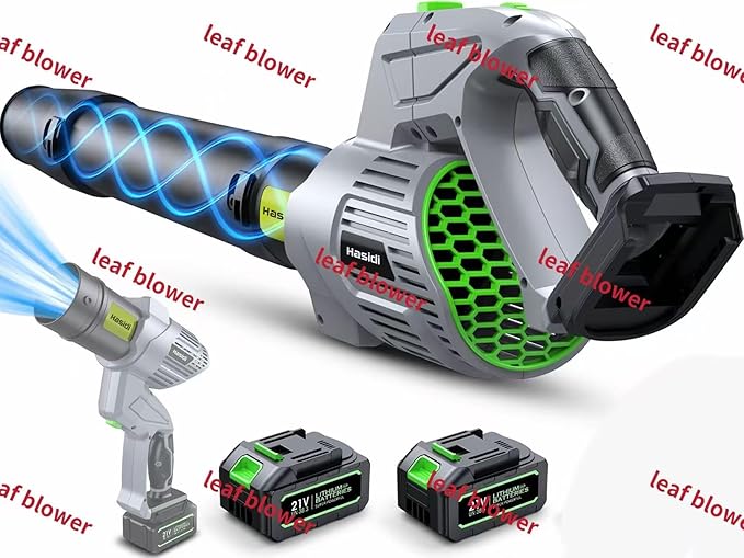 Electric Leaf Blower Cordless 2 Batteries & Charger