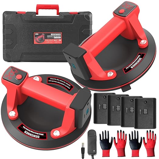 2Pack 8-inch Electric Vacuum Suction Cup