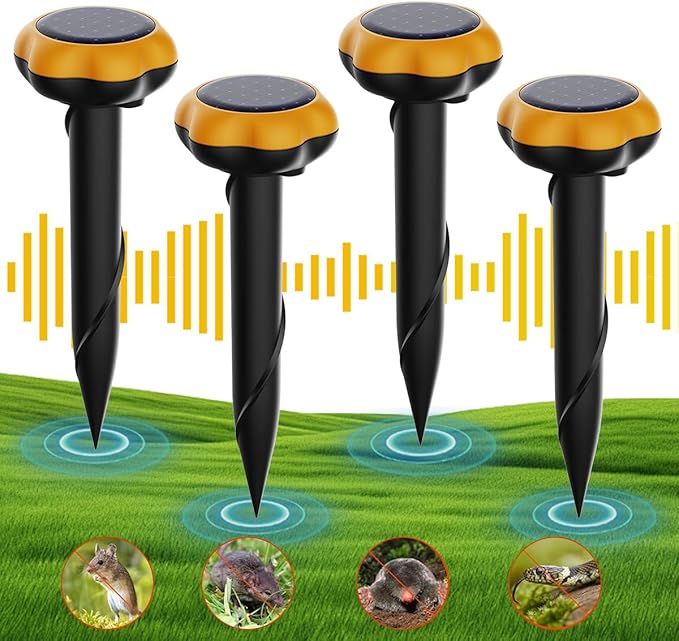 Solar Mole Repellent Ultrasonic