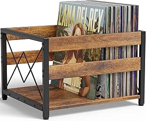 Vinyl Record Storage Crate