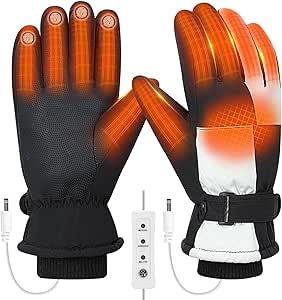 USB Heated Gloves for Men and Women