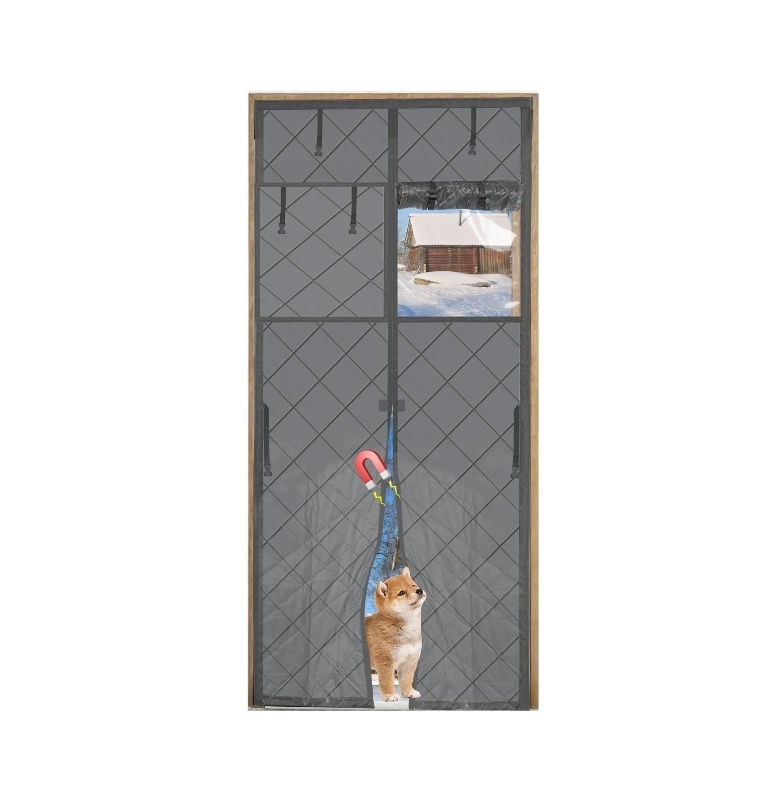Magnetic Thermal Insulated Door Curtain
