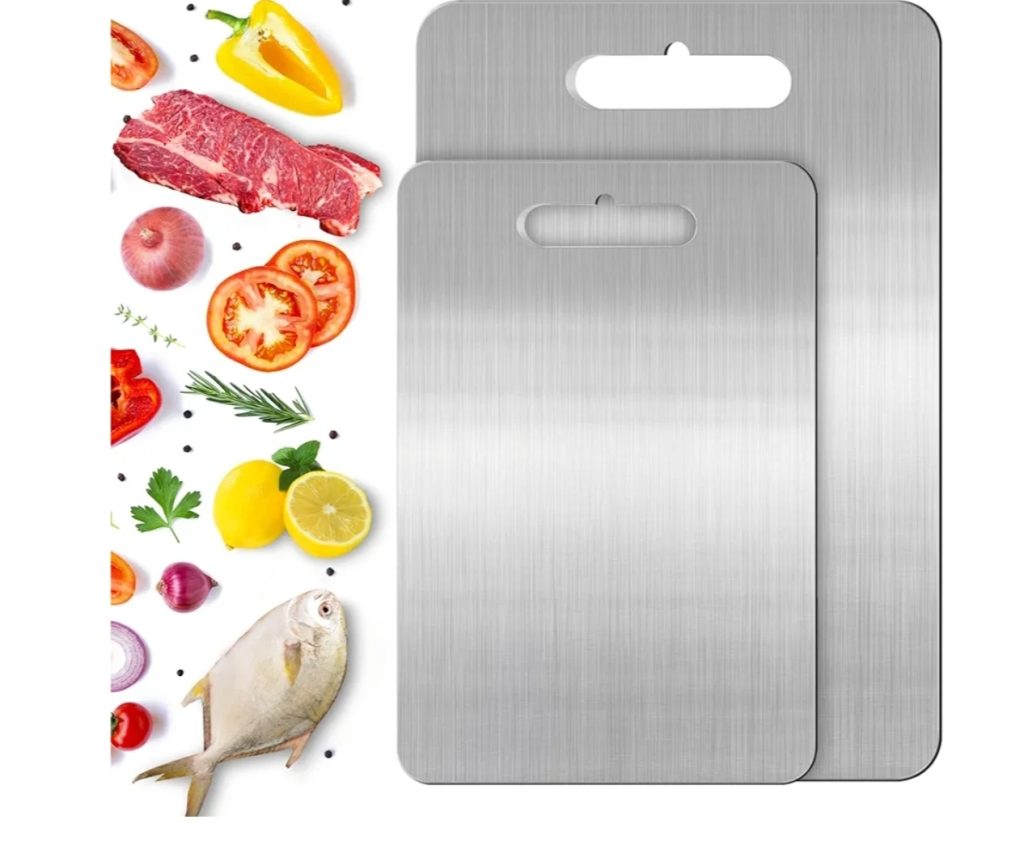 2PCS Extra Large Titanium Chopping Board
