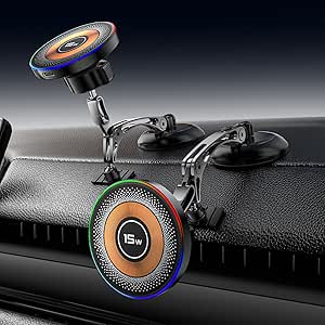 Magnetic Wireless Charging Car Phone Mount