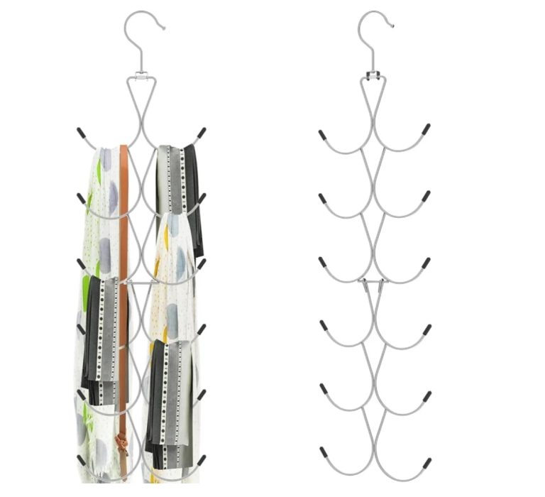 2Pcs Scarf Hanger with 12 Hooks